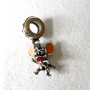 New exclusive TOM & JERRY cartoon Jerry mouse dangle charm for Pandora bracelet